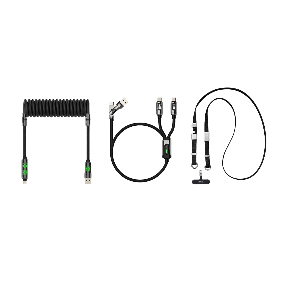 mfish Everyday Carry Charging Kit – 3-Piece Bundle